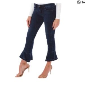 Pistola Dark Blue Cropped Jeans
